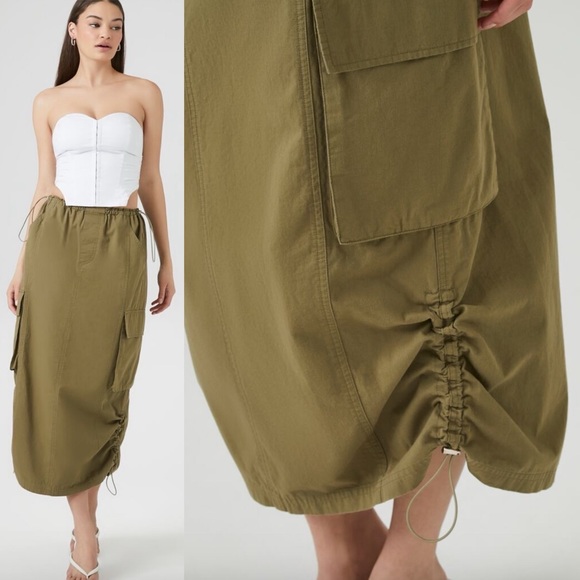 NWT Forever 21 Cargo Skirt - Picture 2 of 8